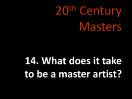 Art Smackdown 14 - Picasso v. Matisse