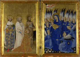 Unknown, The Wilton Diptych,  c. 1395â€“99