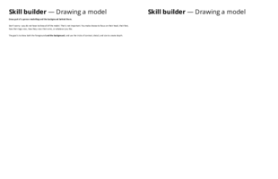 Drawing a model and their background Drawing a model and their background