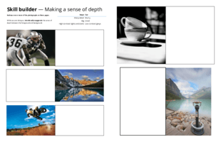 Depth drawing skill builders Depth drawing skill builders