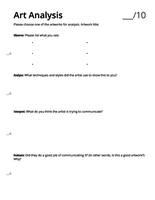 Art history analysis