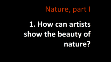 Nature - Goldsworthy v. Okeeffe