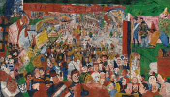 James Ensor, <em>Christ's Entry into Brussels in 1889</em>, 1888