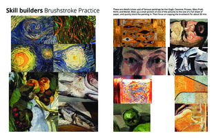 Skill builders: brushstroke practice Skill builders: brushstroke practice