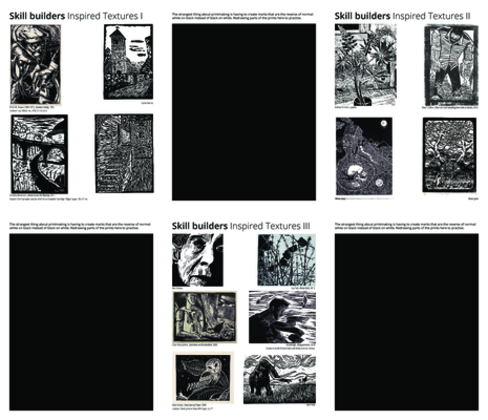 Inspirational textures for printmaking [pdf]