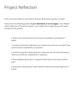 Project Reflection [pdf]