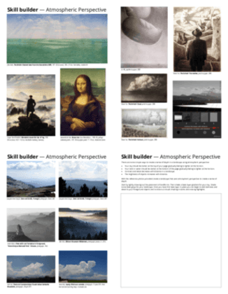 Skill builder: Atmospheric perspective Skill builder: Atmospheric perspective