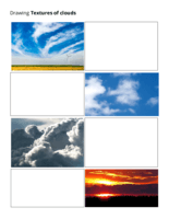Textures of clouds Textures of clouds