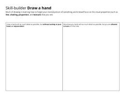 Draw a hand