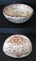 Brooklyn Kemp, Engraved clay vessel, Fall 2015