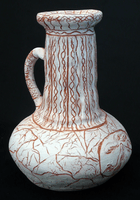 Gregor Zed, Engraved clay vessel, Spring 2014