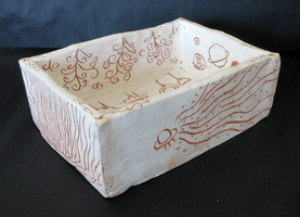 Sydney Smith, Engraved clay vessel, Fall 2015
