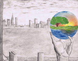 Haley Dawe, Depth Drawing, Fall 2012