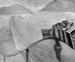 Jade Frazer, Depth drawing, Fall 2015