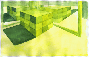Desiree Boucher, Perspective painting, Spring 2014