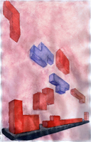 Justin Cuison, Perspective painting, Spring 2014