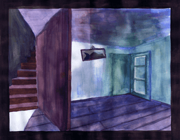 Rhian Merritt, Perspective painting, Spring 2014