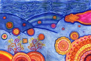 Sydney Smith, Depth painting, Fall 2015