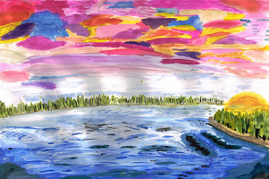 Nicholas Clarke, Depth painting, Fall 2015