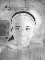Rhian Merritt, Self-portrait, Spring 2014