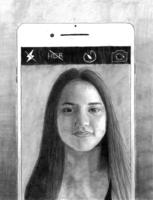 Isabelle Guenther, Self-portrait, Fall 2016