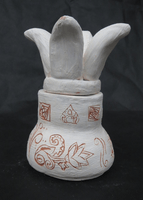 Arche David, engraved clay vessel, Fall 2017 Arche David, engraved clay vessel, Fall 2017