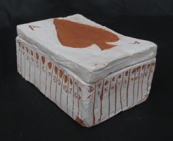 Avery Sweet, engraved clay vessel, Fall 2017 Avery Sweet, engraved clay vessel, Fall 2017