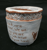 Emily Holt, clay vessel, Spring 2018 Emily Holt, clay vessel, Spring 2018