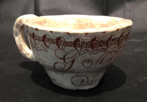 Giulia Di Matteo, engraved clay vessel, Fall 2017 Giulia Di Matteo, engraved clay vessel, Fall 2017