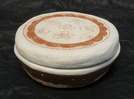 Julia Irvine, engraved clay vessel, Spring 2017