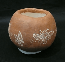 Kiera Davis, clay vessel, Spring 2018 Kiera Davis, clay vessel, Spring 2018