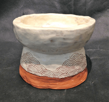 Maria Petrash, engraved clay vessel, Fall 2017 Maria Petrash, engraved clay vessel, Fall 2017
