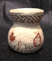 Sophie Fitzgerald, engraved clay vessel, Fall 2017 Sophie Fitzgerald, engraved clay vessel, Fall 2017