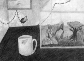 Aiden Nodwell, depth drawing, Fall 2017 Aiden Nodwell, depth drawing, Fall 2017