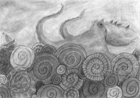 Meghan Macaulay, depth drawing, Fall 2017 Meghan Macaulay, depth drawing, Fall 2017