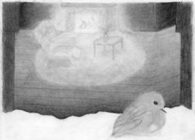 Neda Moghadam, depth drawing, Fall 2017 Neda Moghadam, depth drawing, Fall 2017