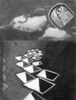 Sarah Nyazungu, depth drawing, Fall 2017 Sarah Nyazungu, depth drawing, Fall 2017