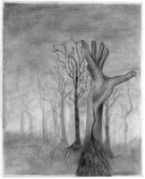 Ananda Touchie, depth drawing, Spring 2018 Ananda Touchie, depth drawing, Spring 2018
