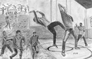 Joseph Tawoju, depth drawing, Spring 2018 Joseph Tawoju, depth drawing, Spring 2018