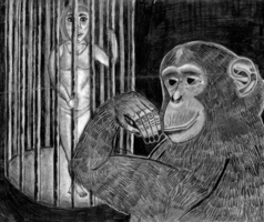 Mikela Thoms, depth drawing, Spring 2018 Mikela Thoms, depth drawing, Spring 2018