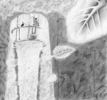 Sheng Jiang, depth drawing, Spring 2017 Sheng Jiang, depth drawing, Spring 2017
