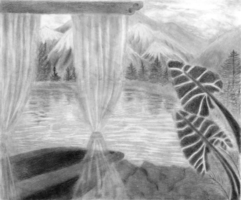 Yvette Ribac, depth drawing, Spring 2017 Yvette Ribac, depth drawing, Spring 2017