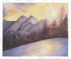 Ava Block, painting, Spring 2018 Ava Block, painting, Spring 2018