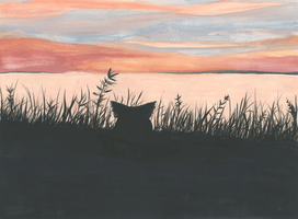 Bella Hiscock, depth painting, Fall 2017 Bella Hiscock, depth painting, Fall 2017