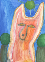 Heather McNamara, depth painting, Fall 2017 Heather McNamara, depth painting, Fall 2017
