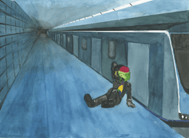 Michael Cuison, depth painting, Fall 2017 Michael Cuison, depth painting, Fall 2017
