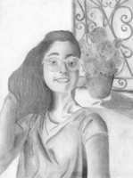 Sadaf Hajikermani, self-portrait, Fall 2017 Sadaf Hajikermani, self-portrait, Fall 2017