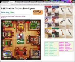 Maggie Cronin, Make a game board project, Fall 2015
