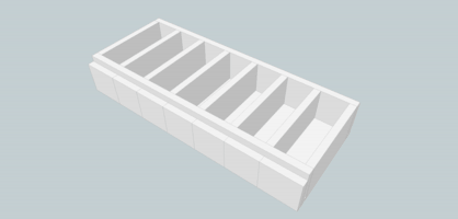 Assembled sandpaper organizer