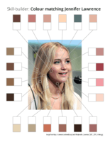 Skill-builder: Colour matching Jennifer Lawrence Skill-builder: Colour matching Jennifer Lawrence